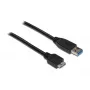 Cabo de ligação USB 3.0 ficha A macho para ficha Micro B macho, preto, 0,2 m, Good Connections® (2710-MB002)