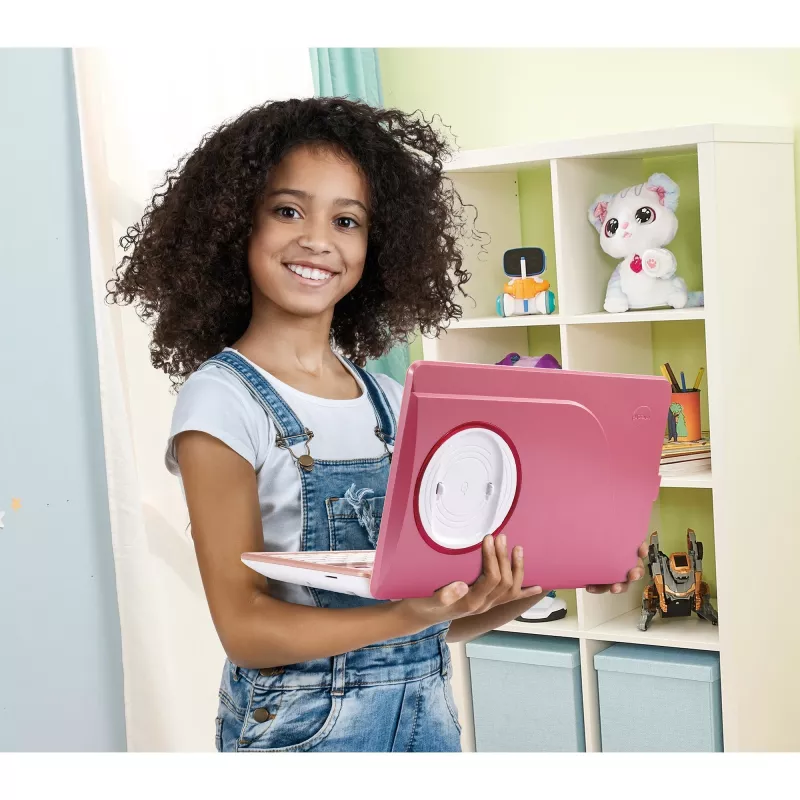 VTech Genio Portátil de aprendizagem rosa — Portátil de aprendizagem infantil, dispositivo interativo de aprendizagem e brincadeira