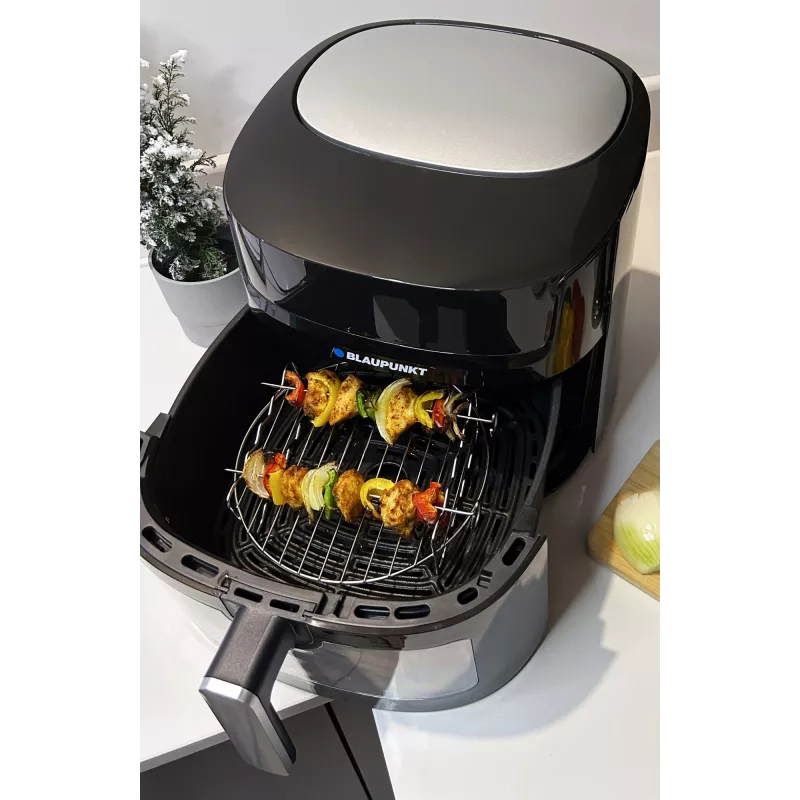 Fritadeira de ar quente BLAUPUNKT AFD712 – capacidade 7,2 l, 1800 W, controlo digital por toque, 40–200 °C, temporizador de 60 minutos