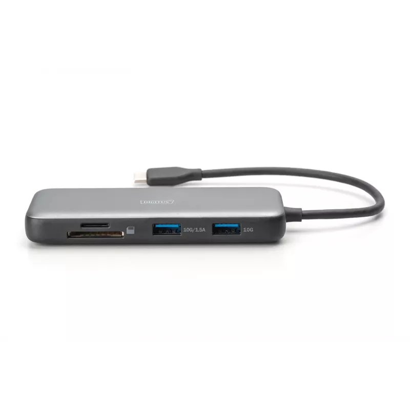 Docking station USB-C Digitus DA-70915 8 portas 100W Power Delivery