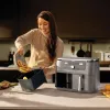 Fritadeira de ar quente Ninja DZ400EU 9,5 L 2470 W Cinzento Double