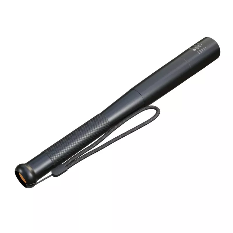 Lanterna de mão Extralink EX.30851, SMD LED 10W, corpo em alumínio, AA 1,5 V, 290×30×30 mm, preto