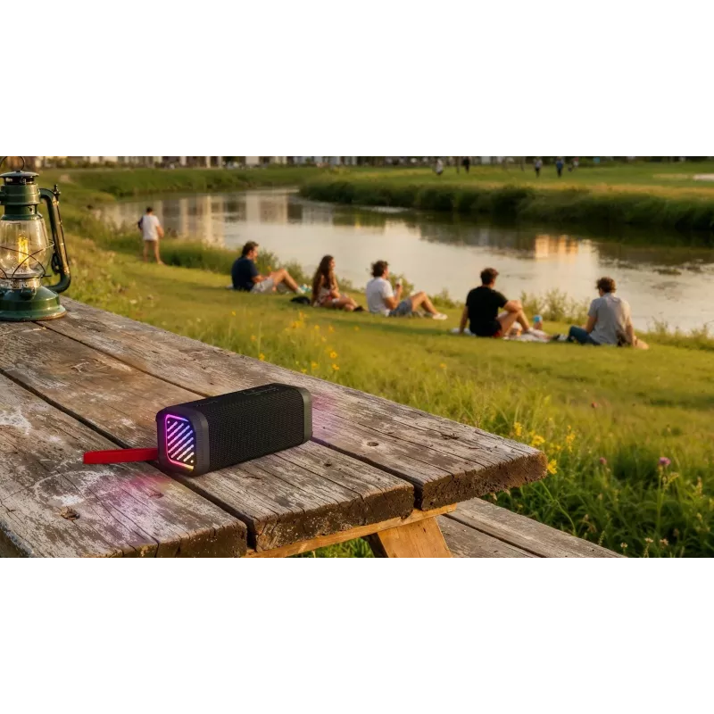 Sistema de altifalantes portátil 2.1 Philips TAS2000B/00 preto, 10 W RMS, altifalante de 4,8 cm, Bluetooth, IPX5