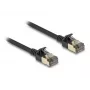 Cabo de rede DeLOCK RJ45 Cat.8.1 F/FTP fino Pro 5 m preto