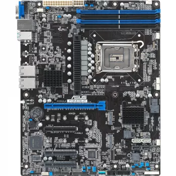 Placa-mãe de servidor ASUS P13R-E/10G-2T LGA 1700 ATX, chipset Intel, DDR5 ECC UDIMM, 4x DIMM, 2x 10Gb RJ-45, 8x SATA III, 2x M.2