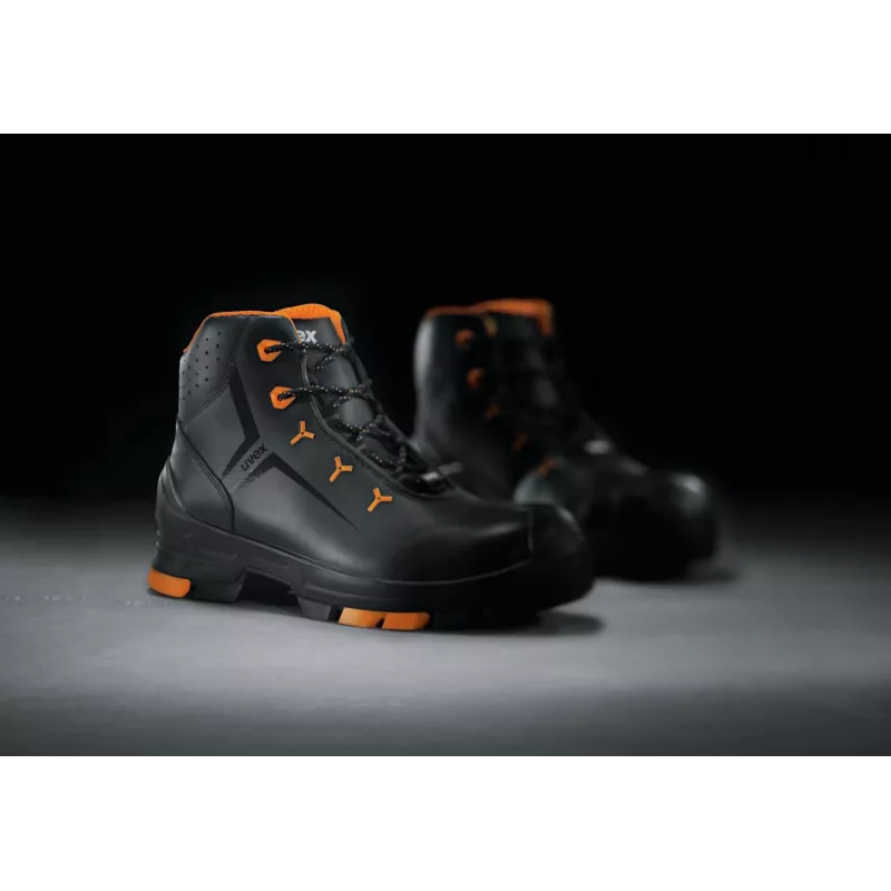 Botas de proteção Uvex 6503/2 S3 tamanho 43 sola PUR W11