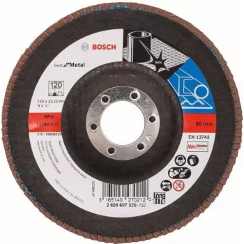 Disco de limpeza Bosch 2 608 607 320 com encaixe central plano para metal
