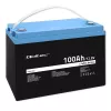 Bateria Qoltec 53705 de fosfato de ferro e lítio 100 Ah 12,8 V