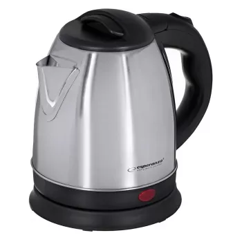 Chaleira elétrica ESPERANZA 1,0 L aço inoxidável e plástico, 1350 W, sem fios, desligamento automático