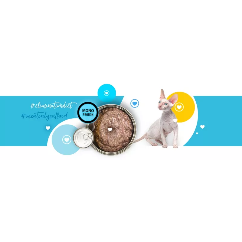 3Coty Duck comida húmida para gatos adultos, 180 g