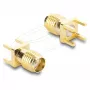Adaptador de género DELOCK 67411 ficha SMA dourada – adaptador SMA para SMA
