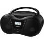 Boombox SENCOR SPT2300BK — leitor de CD, MP3, USB, Bluetooth 5.1, FM, AUX, 4 W, a pilhas/ligado à corrente