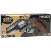 Réplica de arma de serviço metálica Pulio 155127/1, design realista, construção em metal