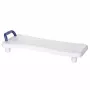Assento de banheira ActionMed LW300AM com pega de apoio – ajuda de banho branca para a banheira, resistente à humidade, argola de suspensão