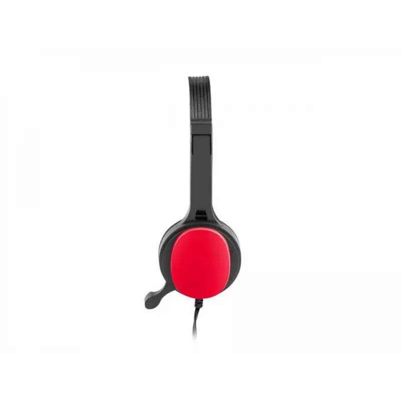 Auscultadores com microfone Ugo USL-1222 vermelho