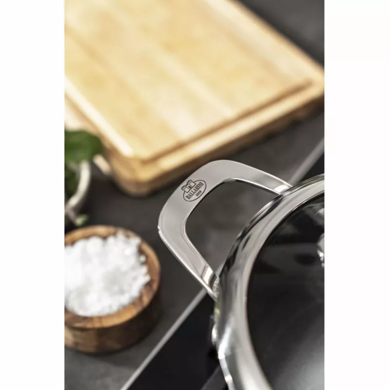 Panela BALLARINI 75002-826-0 2,67 L redonda cinzenta