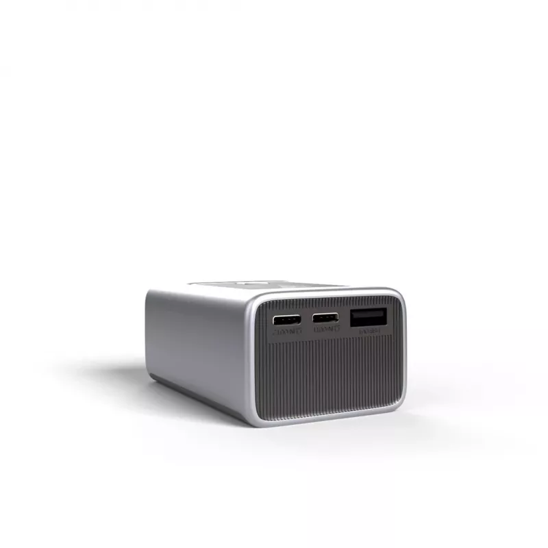 Powerbank PATONA Platinum Luxury One PD35 | 10000mAh | PD 35W | USB-C + USB-A prateado, preto