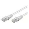 Cabo de rede Wentronic Goobay CAT 5e Patch, U/UTP, Branco, 3 m - mistura de cobre CCA (68506)