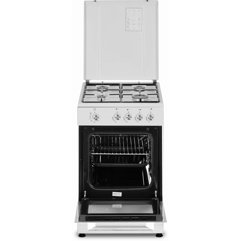 Fogão Simfer 4401SGRBB tipo de placa gás tipo de forno gás branco largura 50 cm 49 L profundidade 55 cm