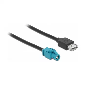 Cabo HSD Z fêmea para USB 2.0 Type-A fêmea 1 m DeLOCK 90502