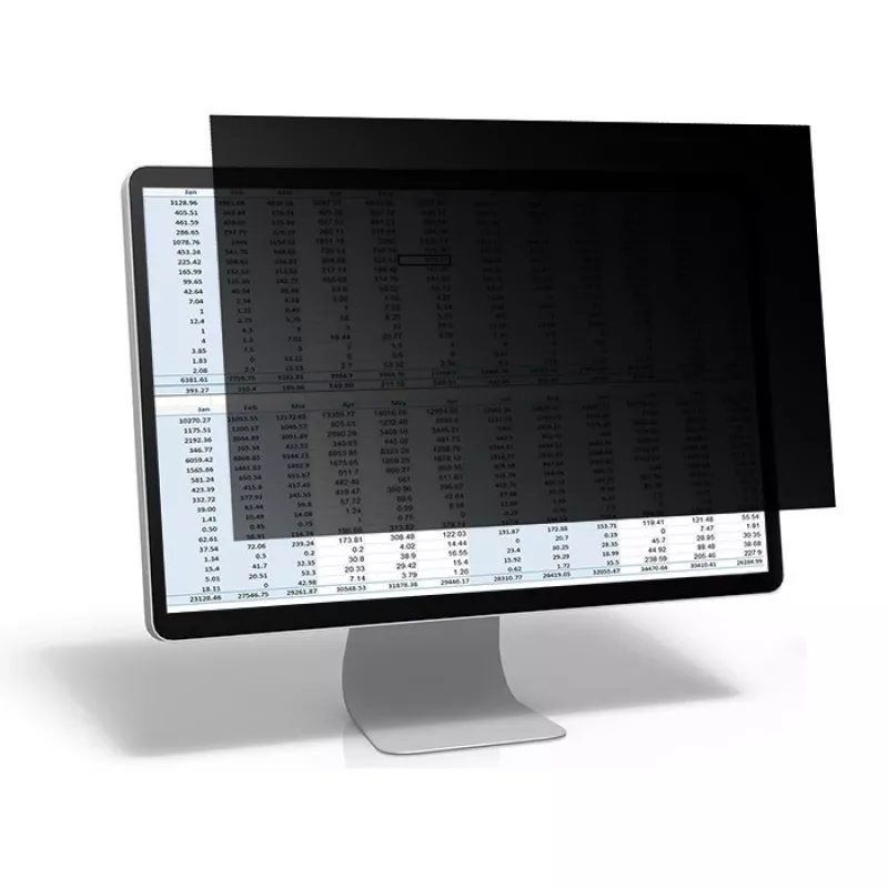 Filtro de privacidade QOLTEC 51059 para monitor de 23,8 polegadas (60,5 cm), 527 x 296,9 mm, transparente