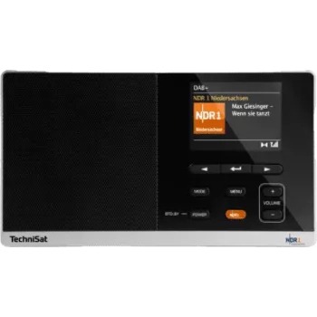 Rádio DAB TECHNISAT Digitradio 215 NDR 1 Dabbi Edition – rádio digital portátil, preto/prateado