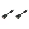 Cabo de monitor ASSMANN DVI 2 m Dual Link M/M, 2 núcleos de ferrite, cabo de ligação K8 bulk 24+1 (AK-320101-020-S)
