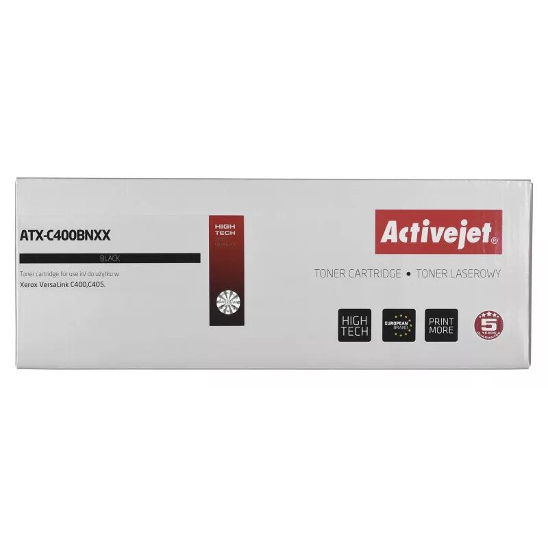 Toner Activejet ATX-C400BNXX (substituto do Xerox 106R03532; Supreme; 10500 páginas; preto)