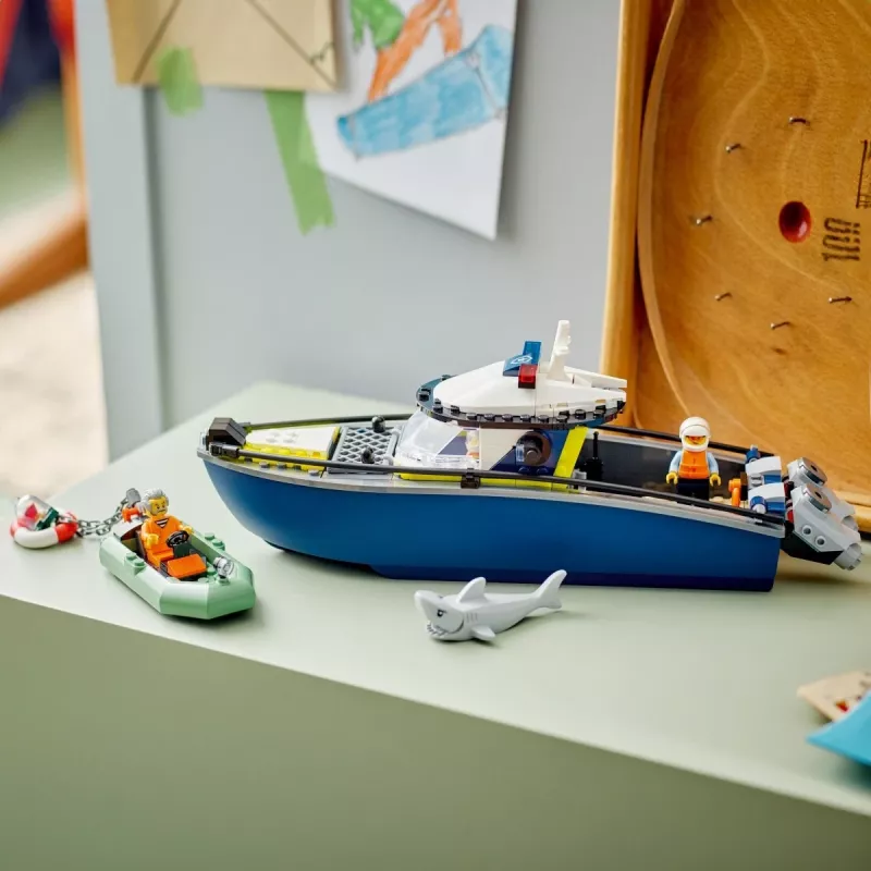 LEGO CITY 60456 Perseguição ao barco da polícia