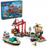 LEGO CITY 60422 Porto à Beira-Mar com Navio de Carga