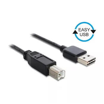 Cabo USB DeLOCK 0,5 m USB2.0-A/USB2.0-B 83684