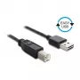 Cabo USB DeLOCK 0,5 m USB2.0-A/USB2.0-B 83684