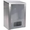 HYGOSTAR Multidispensador em aço inoxidável para toucas, mangas e proteções de calçado