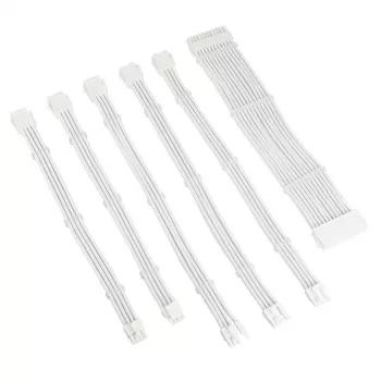 Conjunto de extensão de cabos Kolink Core Adept branco