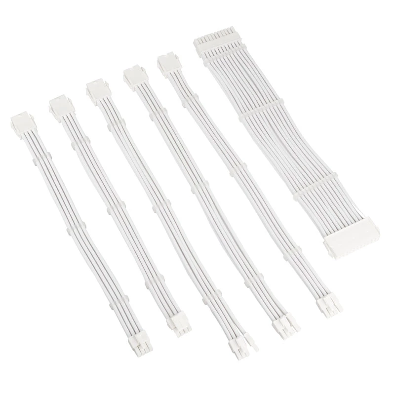 Conjunto de extensão de cabos Kolink Core Adept branco
