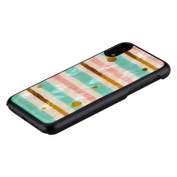 Capa de proteção para telemóvel iKins para iPhone XR — capa de proteção menta e preta
