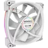 Ventoinha de caixa Montech AX120 120mm PWM ARGB, pack de 3, branco