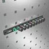 Conjunto de chaves de caixa Wera 1/2 polegadas barra magnética 9 peças para parafusadeira de impacto