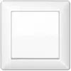 Interruptor de luz JUNG AS 590 WW — duroplasto branco, controlo por tecla