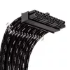 Conjunto de cabos de extensão PHANTEKS PH-CB-CMBO_SSV 500 mm Preto/Prateado – extensões de cabos para componentes de PC