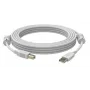 Cabo USB Vision 5 m USB 2.0 A para B branco