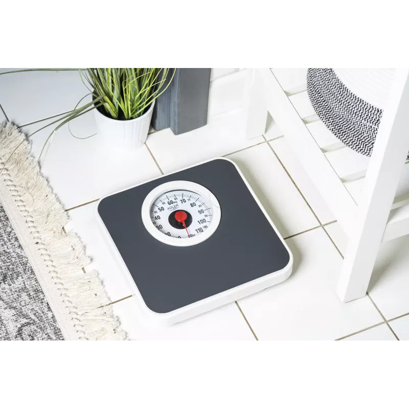 Balança de pessoa mecânica Adler AD 8178 – máx. 120 kg, precisão 1 kg, preto