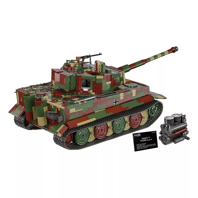 Conjunto de construção Cobi PzKpfw VI Tiger Ausf. E - Executive Edition, 8000 peças, plástico, a partir dos 12 anos