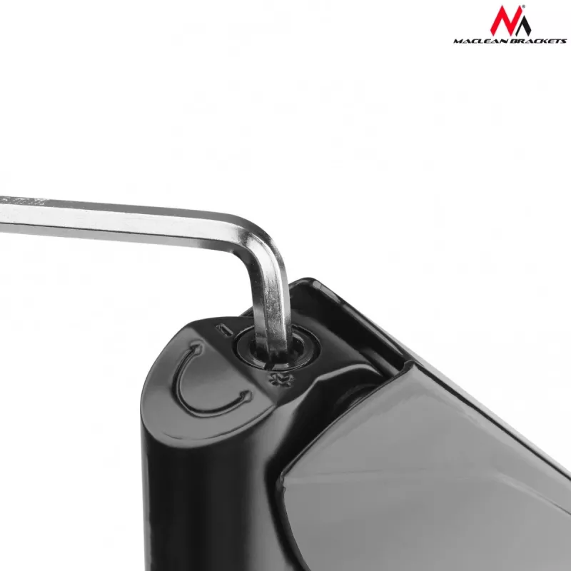 Suporte de monitor de secretária MACLEAN MC-775 para ecrãs de 32 polegadas (81,3 cm), VESA 75x75–100x100, até 8 kg, cinzento