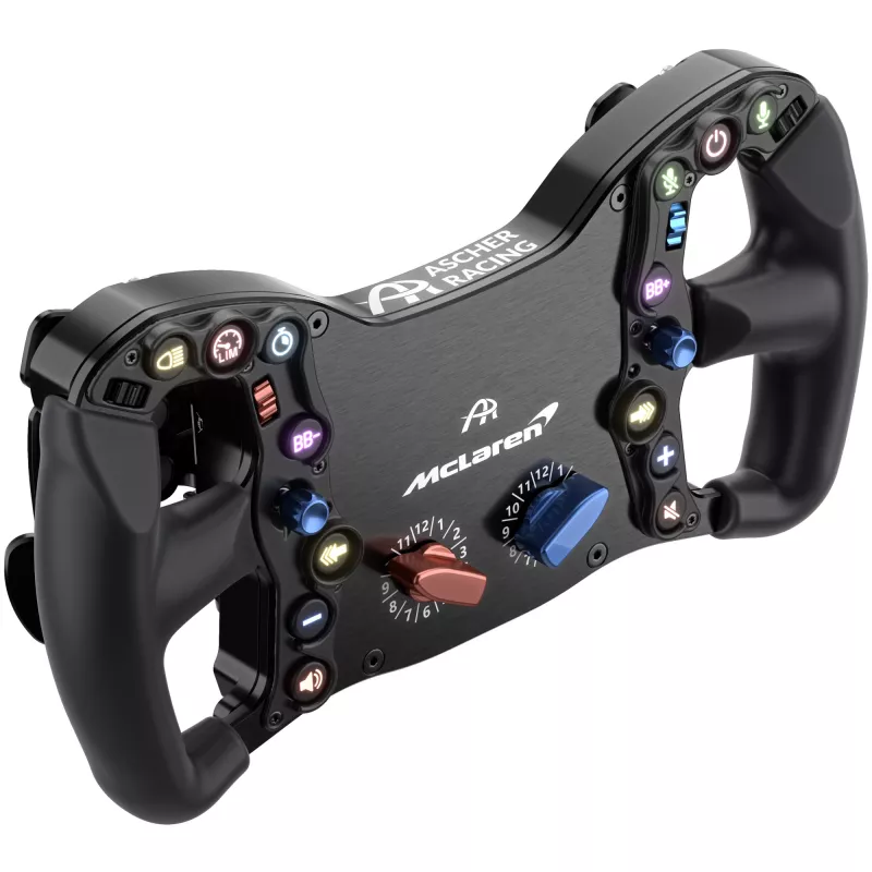 Volante Ascher Racing McLaren Artura Pro-USB — Modelo 76080053, ligação USB