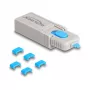 Bloqueador de portas DeLOCK 20926 USB Type-C 5 unid. + ferramenta de bloqueio
