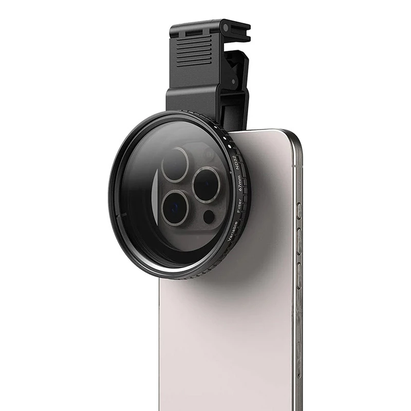 Filtro ND variável Apexel APL-67VND32 — ND variável de 67 mm até ND32 para objetivas de câmara
