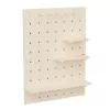 Organizador de cabos MACLEAN MC-131 WD placa de madeira para montagem em mesa e parede, carga máx. 20 kg