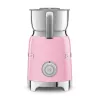 Espumador de leite automático Smeg MFF11PKEU rosa aço inoxidável 500W