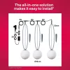 Luz globo inteligente para exterior Colour pack de 3, luz LED substitui 33 Watt